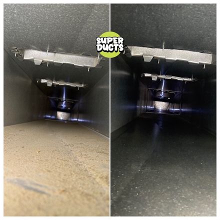 Super Ducts real before & after Duct Cleaning photo 92
