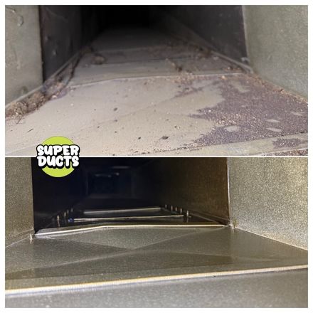 Super Ducts real before & after Duct Cleaning photo 135