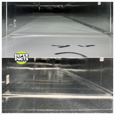 Super Ducts real before & after Duct Cleaning photo 26