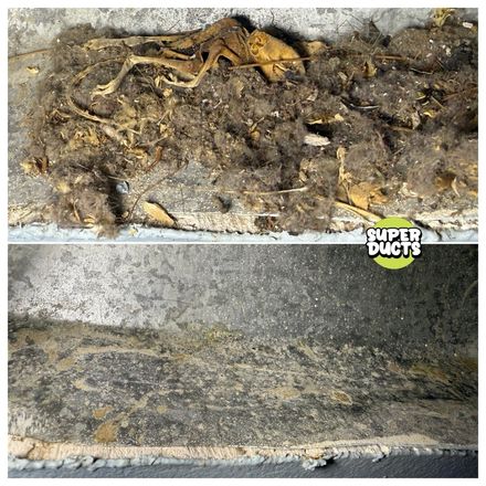 Super Ducts real before & after Duct Cleaning photo 162