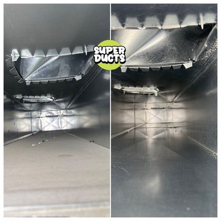 Super Ducts real before & after Duct Cleaning photo 8