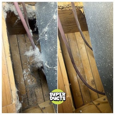 Super Ducts real before & after Duct Cleaning photo 159